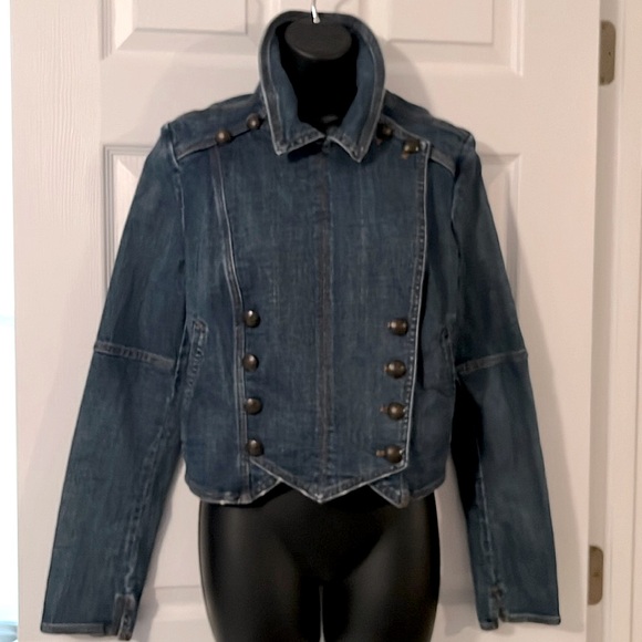 Military Jean Jacket by Free People! - Picture 4 of 11